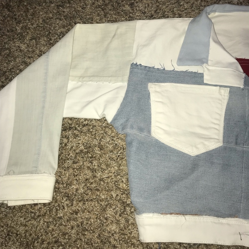 REWORK patchwork jean jacket - Picture 4 of 11